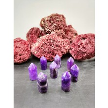 Doğal Taş Delisi Ametist Doğal Taş Piramit