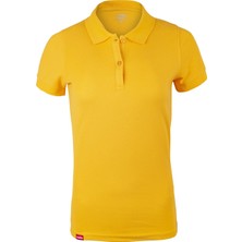 Evolite DeepRaw Kadın Polo T-Shirt - Sarı
