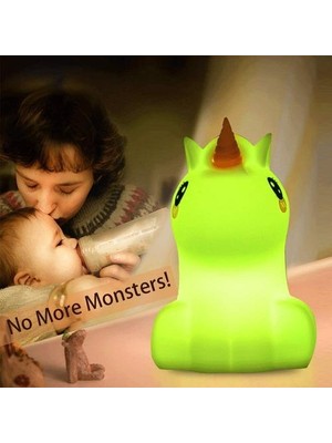 Sld Çocuklar Unicorn Nightlight Bebek LED Mood Lamba (Yurt Dışından)