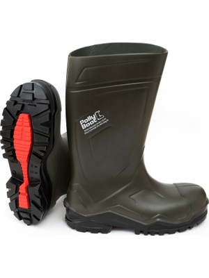 Polly Boot Power S4 Haki Renk Çelik Burunlu Çizme Bot