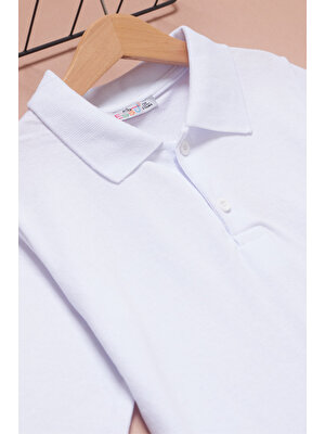 Cansın Mini Unisex Uzun Kollu Polo Yaka Lakos T-Shirt 14573
