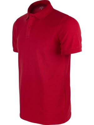 Evolite Deepraw Bay Polo T-Shirt - Kırmızı