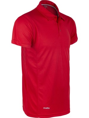 Evolite Polo Dry  Termal T-Shirt - Kırmızı