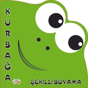 0-6 Yaş Yayınları Şekilli Boyama - Kurbağa