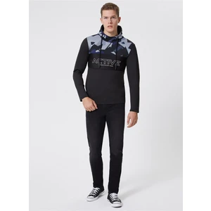 Lee Cooper Kapüşon Yaka Siyah Erkek Sweatşhirt 221 Lcm 2410478101_SKYLER Sweatşhir