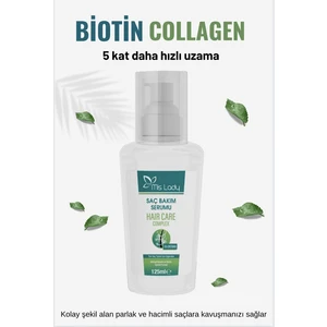 Mis Lady Saç Bakım SERUM(125ML) Biotin-Keratin-Argan-Yoğunlaştırılmış Etki