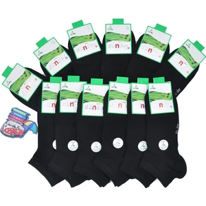 Dikişsiz Bambu Plus Erkek Patik - D002 12 Adet