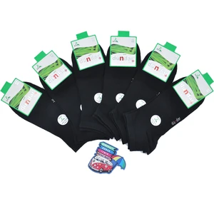 Dikişsiz Bambu Plus Erkek Patik - D002 6 Adet