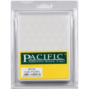 Pvc Yapışkan Tapa 14MM 1plk=50 Ad Beyaz