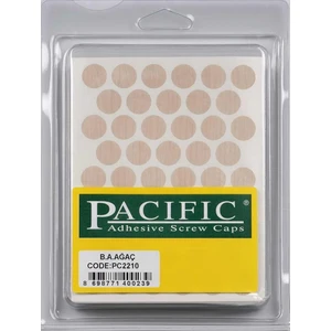 Pvc Yapışkan Tapa 14MM 1plk=50 Ad Beyaz Akçaağaç