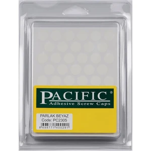 Pvc Yapışkan Tapa 14MM 1plk=50 Ad Parlak Beyaz