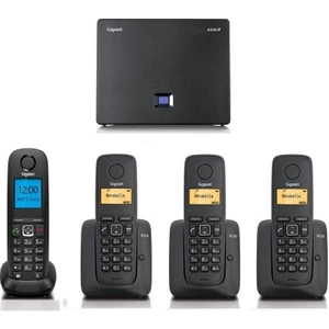 Analog &ıp 4 Dahili Dect Telsiz Kablosuz Telefon Santrali