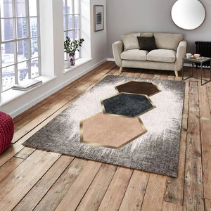 Meka Home Kupa Kahve Model Lastikli Halı Örtüsü