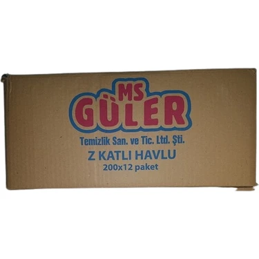 Ms Güler Z Katlama Peçete 2 Katlı