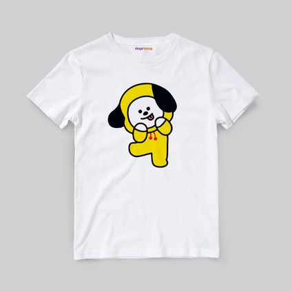 Bts BT21 Chimmy Jimin Baskılı Unisex Tişört T-Shirt Mr-01