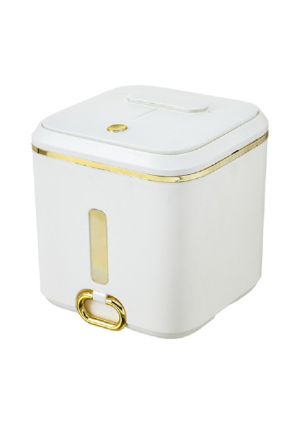 Abs Pirinç Kovası, Mutfak Pres Geçirmez Nem Geçirmez Pirinç Tankı(Yurt Dışından)