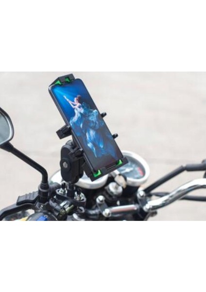 Evrensel Motosiklet Bisiklet Cep Telefonu Tutucu Alüminyum Bisiklet Sürme Braketi Gps Dağı Gidon Yan Ayna Standı | Telefon Sahipleri ve duruş(Yurt Dışından) fırsatları