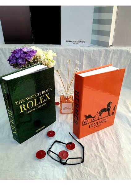 Dekoratif Kitap Kutu 2'li Set Hermes & Urban Kitap Kutusu Set fiyatları