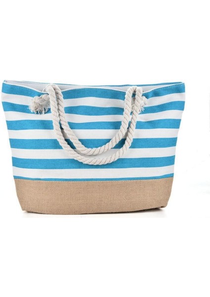 Günlük Kanvas Omuz Çantası - Açık Mavi (Yurt Dışından)