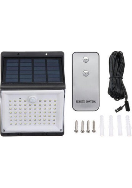88 LED Güneş Enerjisi Duvar Işık Pır Hareket Sensörü Bahçe Güvenlik Açık Yard Lambası (Yurt Dışından)