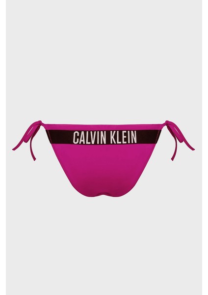 Logolu Yandan Bağcıklı Bikini Altı Bayan Bikini Altı KW0KW01724 T01