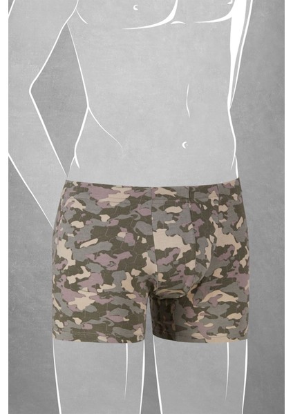 Erkek Çocuk Modal Kamuflaj Desenli Normal Paça Boxer 612 fiyatları