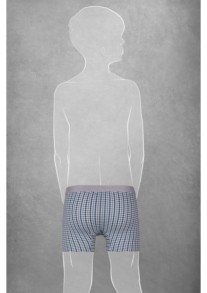 Erkek Çocuk Modal Nokta Desenli Renkli Boxer 614