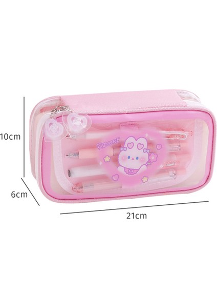 Büyük Kapasiteli Öğrenci Kalem Kutusu Şeffaf Pencere Kırtasiye Kutusu fiyatları