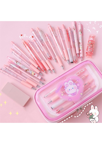 Büyük Kapasiteli Öğrenci Kalem Kutusu Şeffaf Pencere Kırtasiye Kutusu fırsatları