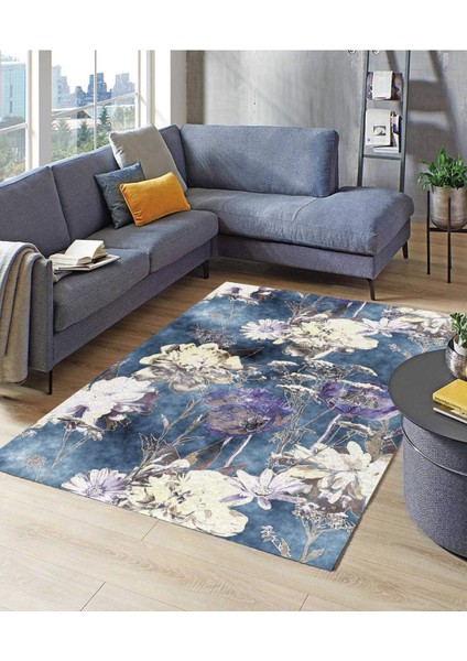 Renkli Halılar Yıkanabilir Dijital Baskı Modern Dekoratif Kaymaz Tabanlı Salon Halısı Mutfak Halısı Yolluk