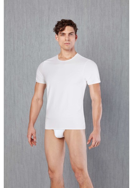 Erkek Koton Kumaş T-Shirt 2531