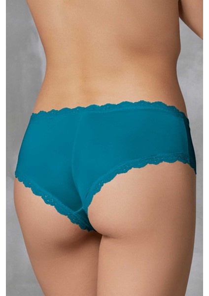 Kadın Polyamid 3'lü Dantelli Çiçek Desenli Fiyonk Slip Külot 7157 fırsatları