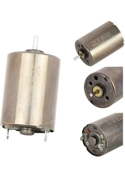 Elektrik Üreten Mini Dc Dinamo Motoru 2'li - 12V Eğitici Elektrik Motoru