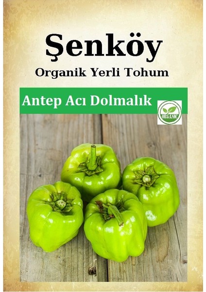 Antep Dolmalık Acı Biber Tohumu Doğal Ata Biber Tohumu Pakette 100 Adet ve Sebze Tohumu