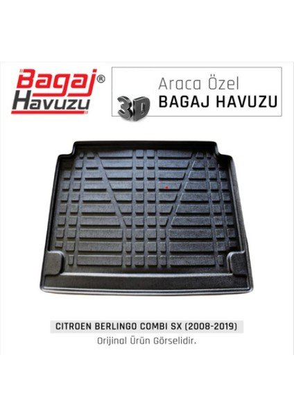 2014 Citroen Berlingo Combi Sx Bagaj Havuzu Kauçuk