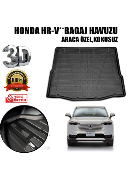 Honda Hrv Hybrit 2021 Sonrası 3D Bagaj Havuzu Born Honda Hrv Hybrit 2021 Sonrası 3D Bagaj Havuzu fiyatları