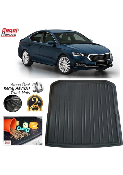 Octavia Bagaj Havuzu 2021-2023 Uyumlu Kauçuk N11.4576