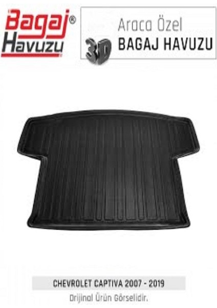 2019 Chevrolet Captiva Bagaj Havuzu Kokusuz Kauçuk