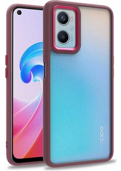 Oppo A36 Kılıf Kamera Korumalı Mat Renkli Silikon