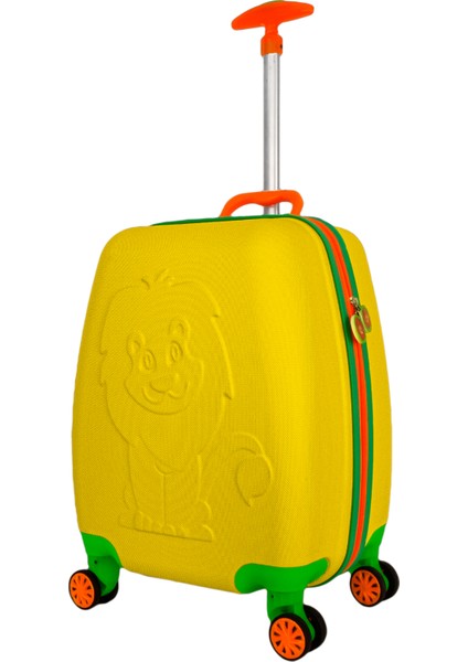 WX-413 Sarı Aslan Çocuk Valizi