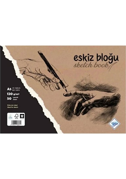 Art Live Eskiz Defteri 120 gr A5 50 Yp