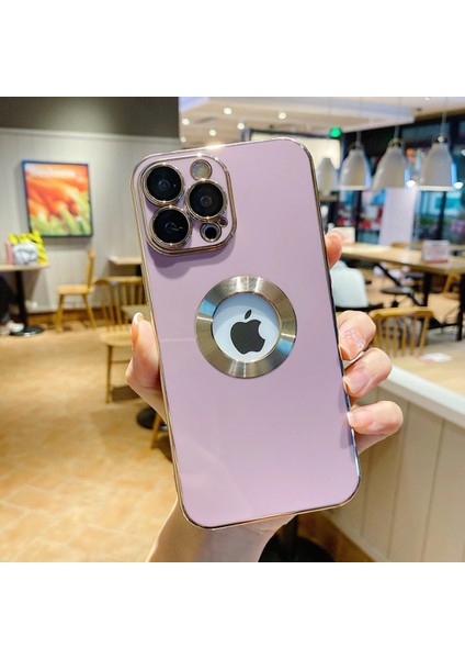 Iphone 13 Pro Max Tam Uyumlu Kılıf Parlak Kamera Lens Koruyuculu