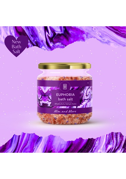 Euphoria Bath Salt Mavi Sarmaşık Çiçekli Küvet Tuzu