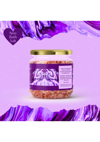 Euphoria Bath Salt Mavi Sarmaşık Çiçekli Küvet Tuzu