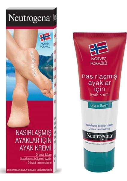 Norveç Formülü Ayak Kremi Nasırlaşmış Ayaklar 50 ml