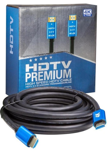 HDMI Kablosu Gold 2.0V 2k 4K Hdtv 10MT SE-10M4K