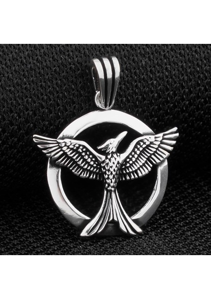 Anka Kuşu 925 Ayar Gümüş Kolye Ucu fiyatları