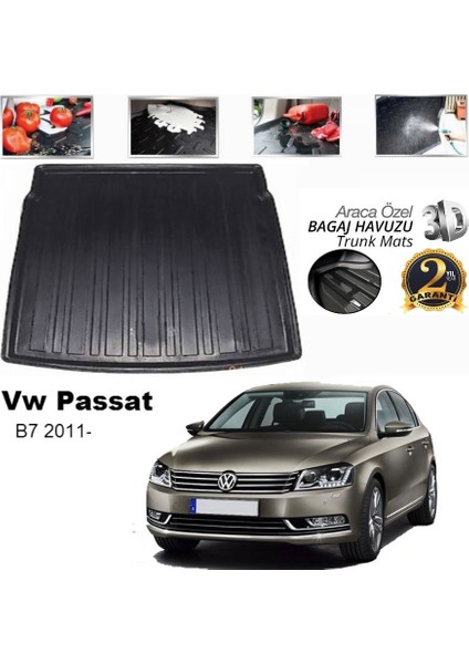 Bagaj Havuzu Passat B7 2011-2015 Tam Uyumlu