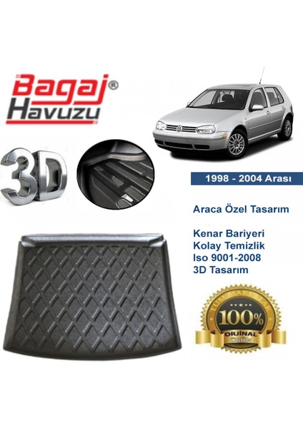 Golf Bagaj Havuzu 1997-2004 4.nesil Tam Uyumlu