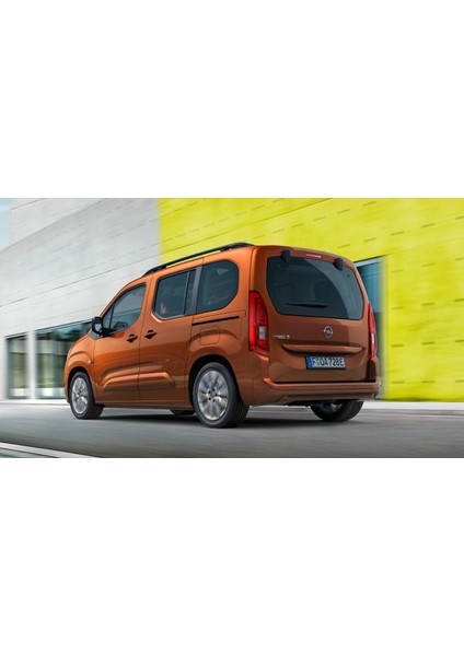 2021 Opel Combo Bagaj Havuzu Uyumlu 3D Model Kokusuz Kauçuk Siyah
